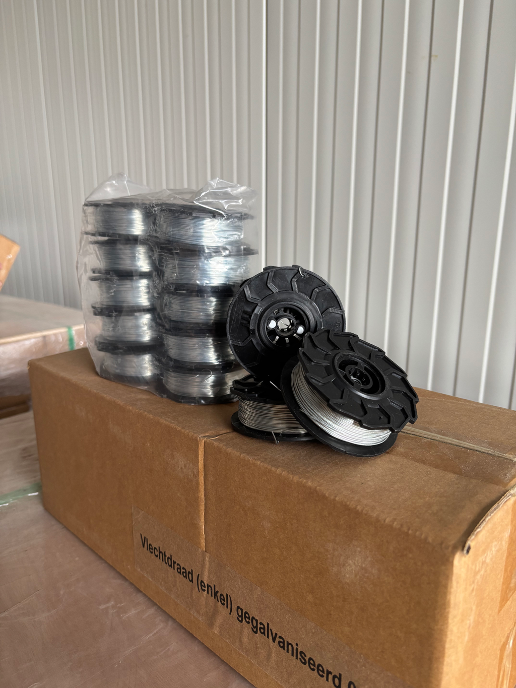 Vlechtdraad enkel verzinkt 0.8mm (50 stuks)